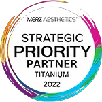 Merz Aesthetics Strategic Priority Partner badge 2022