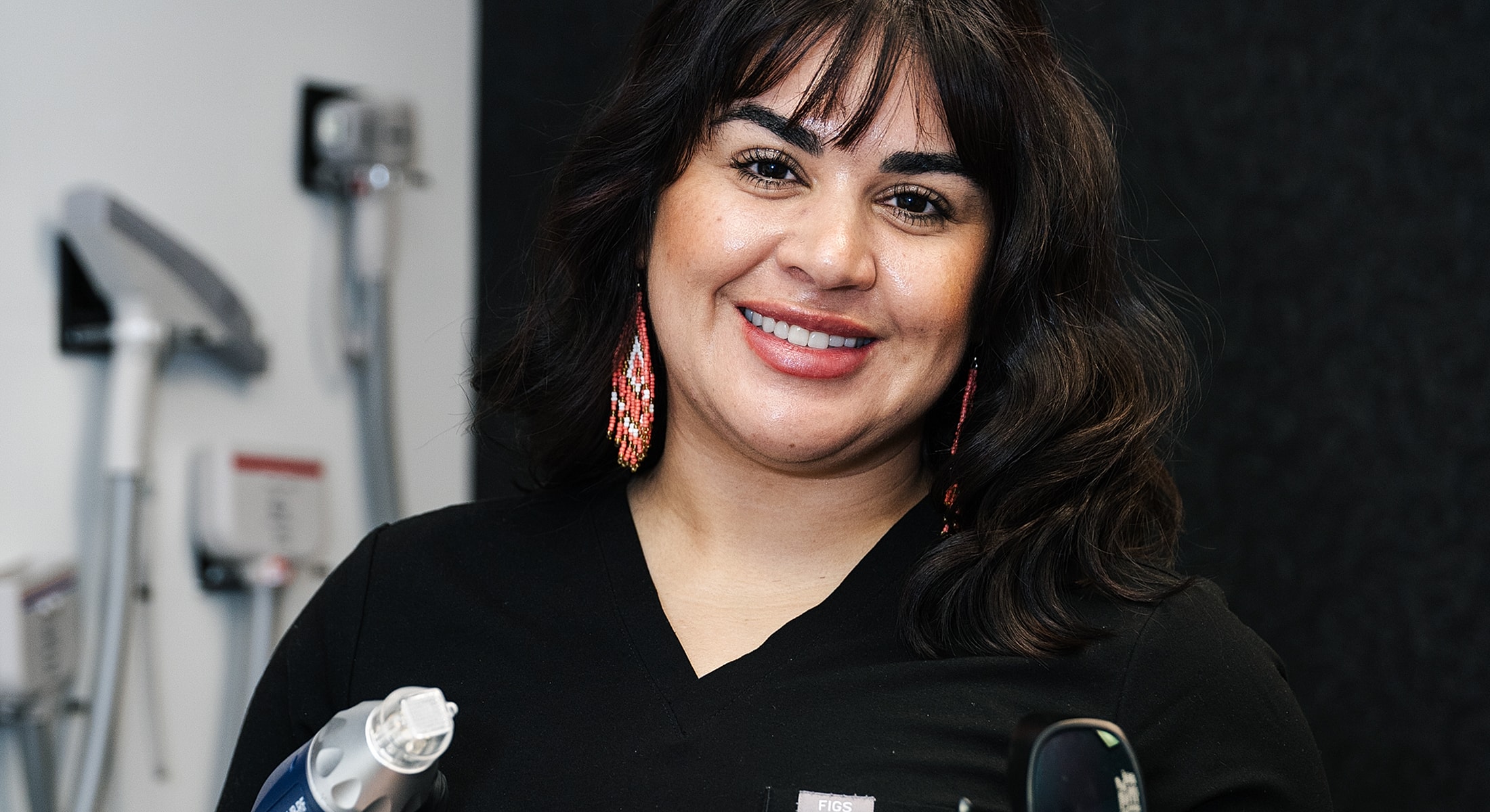 Historic street view with mountains in background.