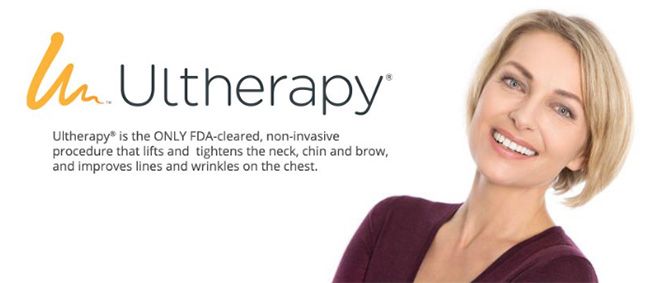 FDA-cleared non-invasive Ultherapy procedure for skin tightening in Santa Fe.